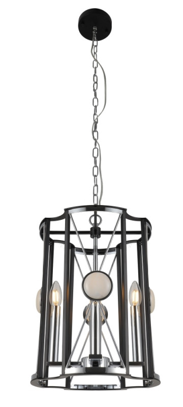 Подвесная люстра Crystal Lux TANDEM SP4 D410 CHROME