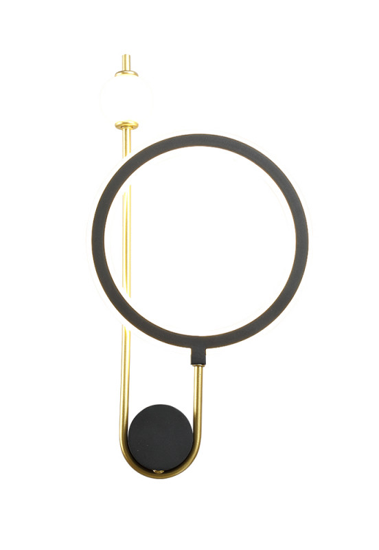 Бра Crystal Lux CORIDA AP25W LED BLACK/GOLD