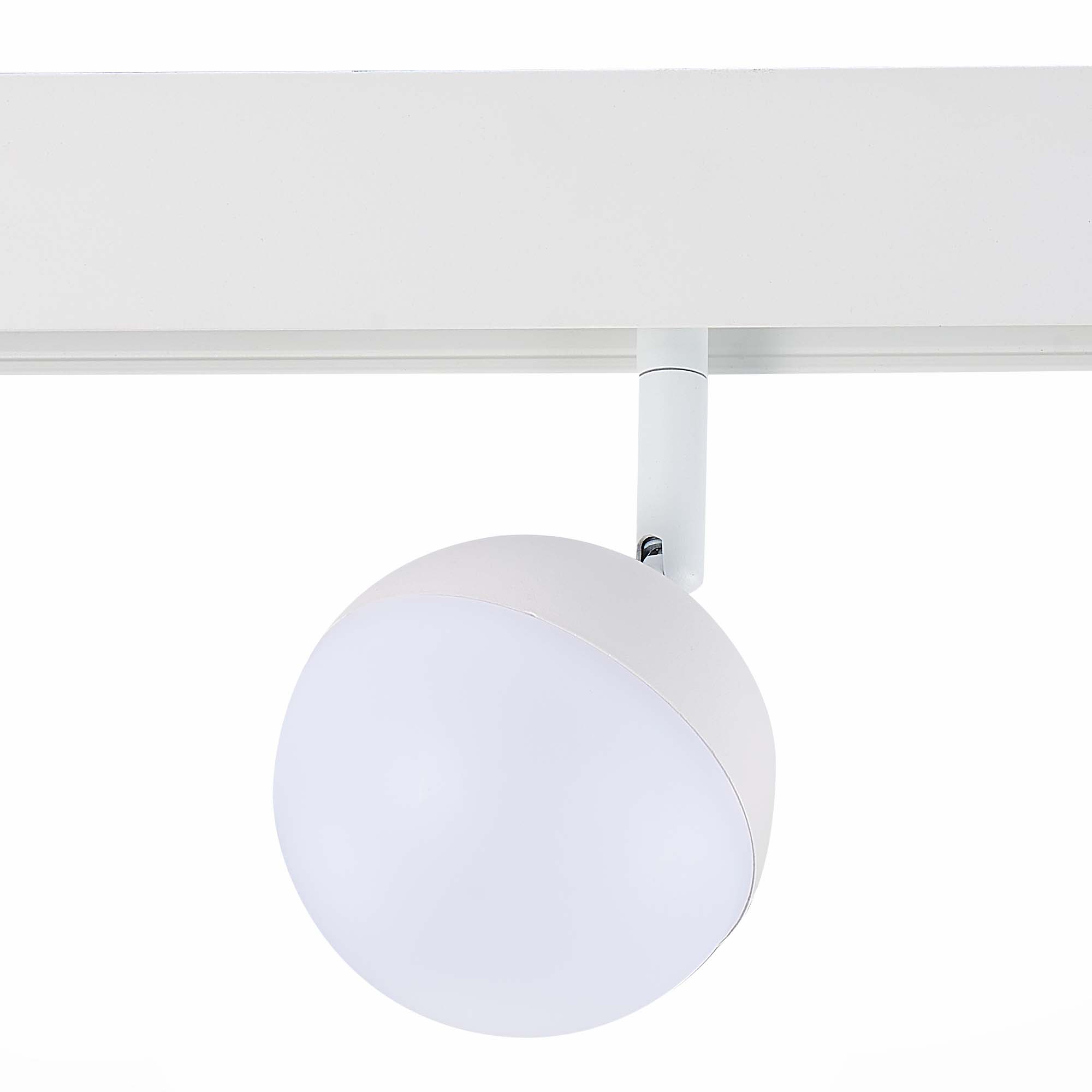 ST358.546.07 Магнитный трековый светильник белый LED 1*7W 4000K 520Lm Ra>80 120° IP20 L120xW90xH192 SKYLINE 48