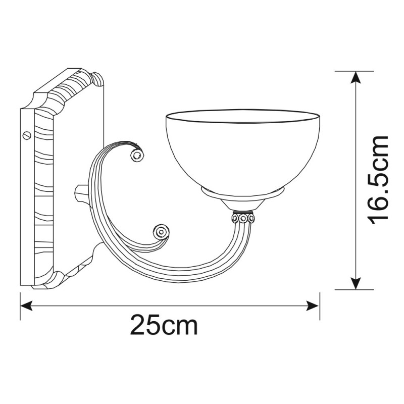 Бра ARTE Lamp A3777AP-1AB