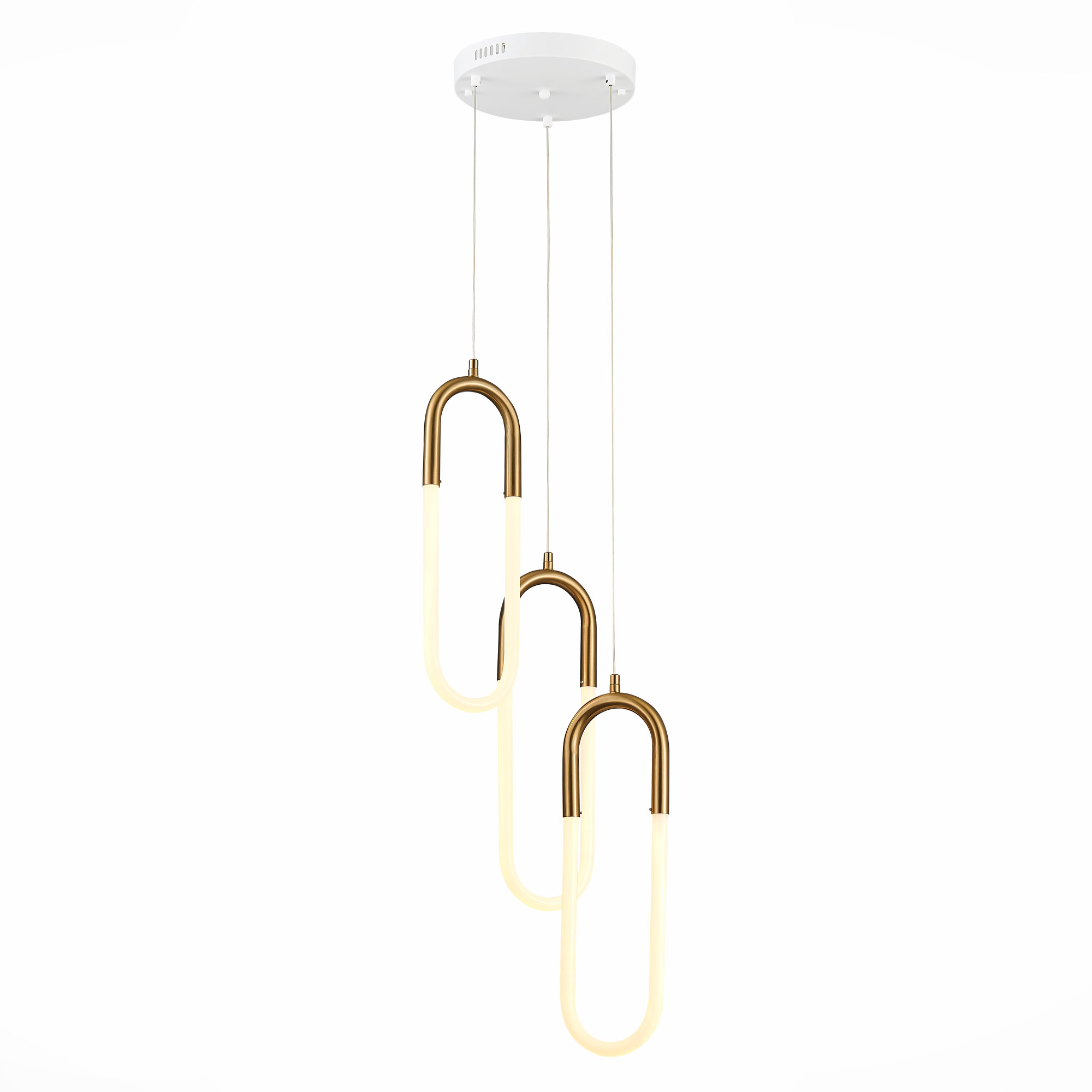 SL1579.303.03 Светильник подвесной ST-Luce Латунь/Латунь, Белый LED 3*14W 3000K MOFISTO
