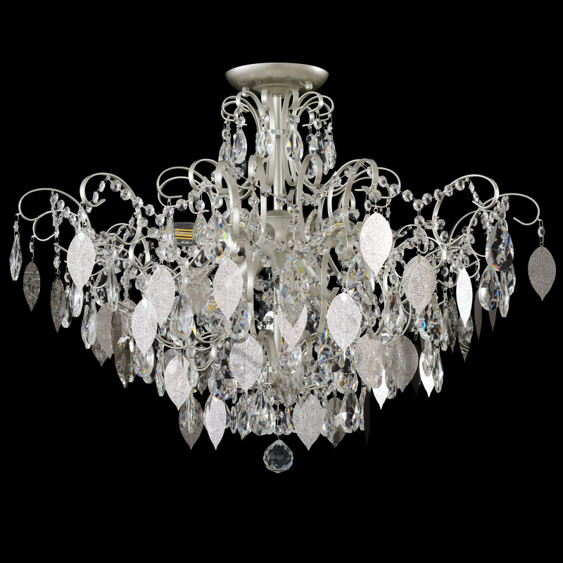 Накладная люстра Crystal Lux ESMIRALDA PL9 SILVER