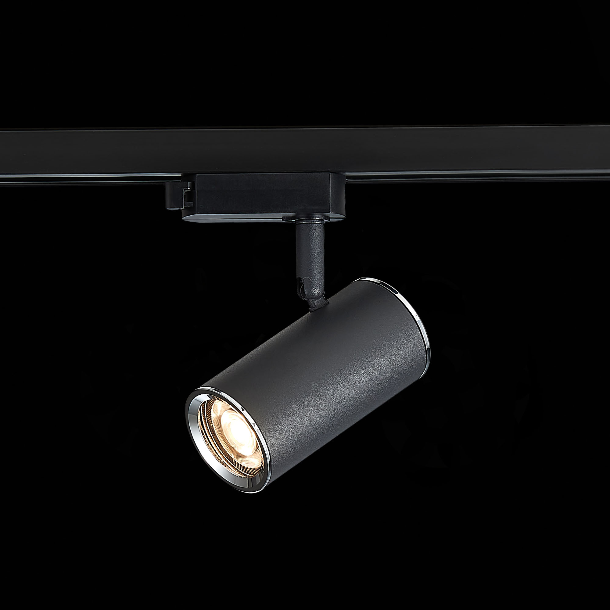 ST301.406.01 Св-к трек. Черный GU10 1*50W  IP20 L104xW54xH111 220V Без ламп BASE