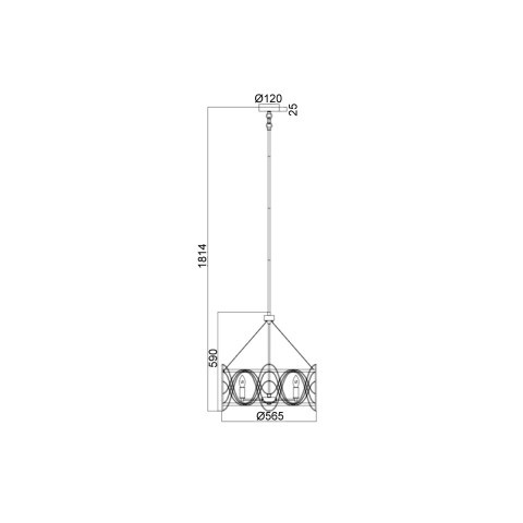 Люстра на штанге Vele Luce VL4104P05