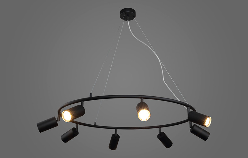 Подвесная люстра Crystal Lux CLT 015C8 D800 BL
