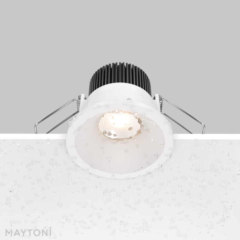 Влагозащищенный светильник Maytoni Technical DL034-01-06W3K-D-W