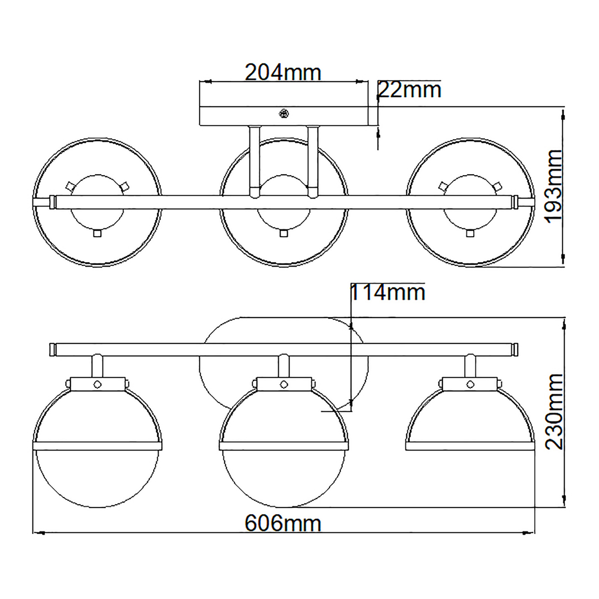 Бра для ванных комнат Hinkley, Арт. HK-HOLLIS3-O-HB-BATH
