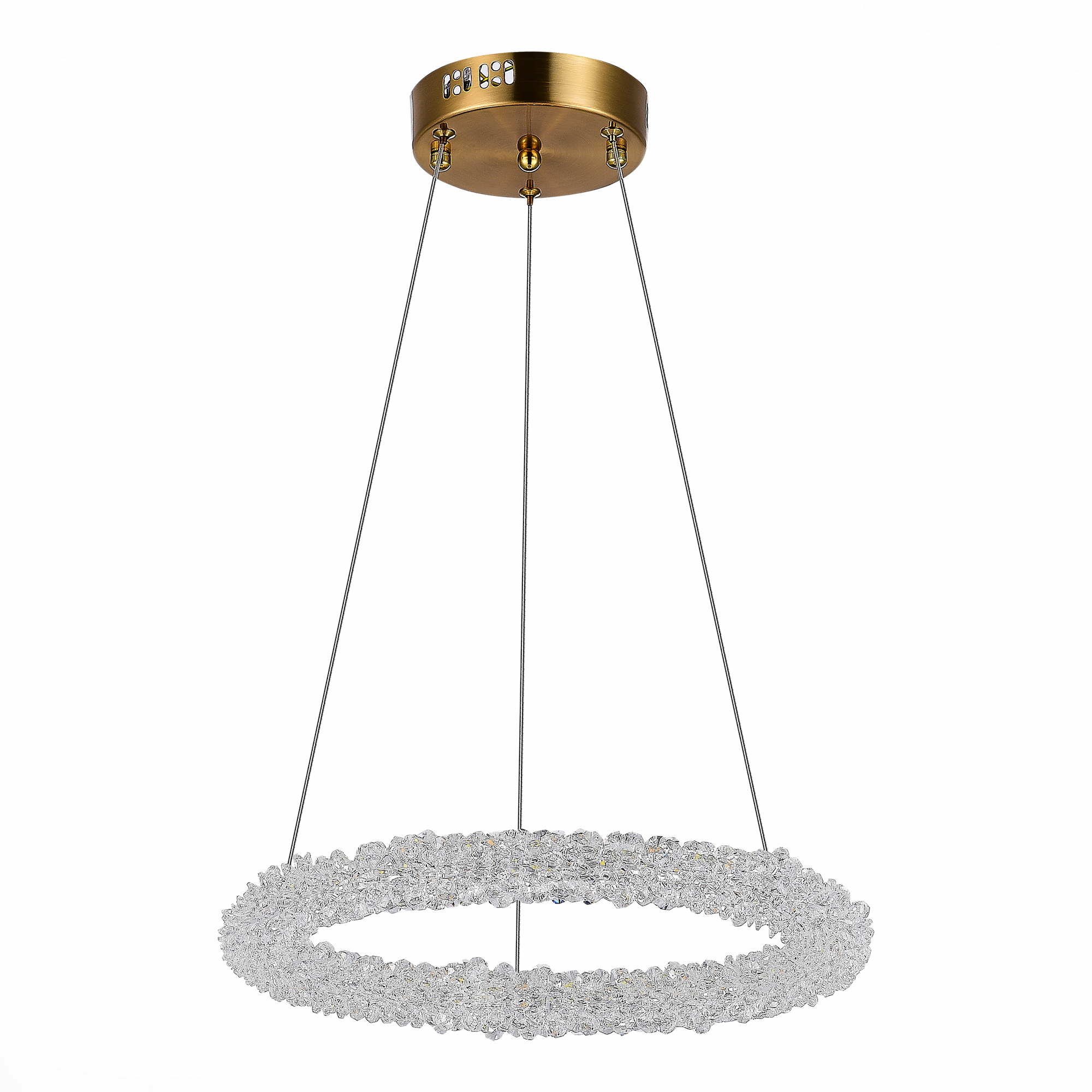 SL6110.203.01 Люстра подвесная ST-Luce Золотистый/Золотистый LED 1*25W 3000 - 6500K AVANA