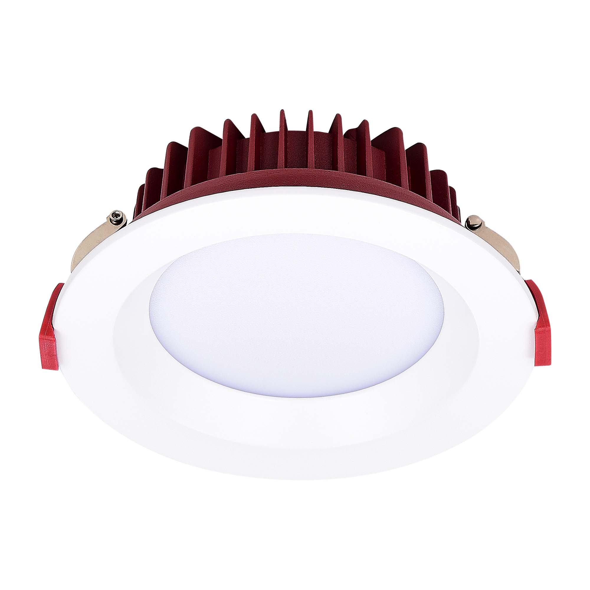 ST752.538.24 Св-к встр. Белый LED 1*24W 3000K 1 920Lm Ra80 100° IP44 D165xH54 100-240VV Встраиваемые светильники