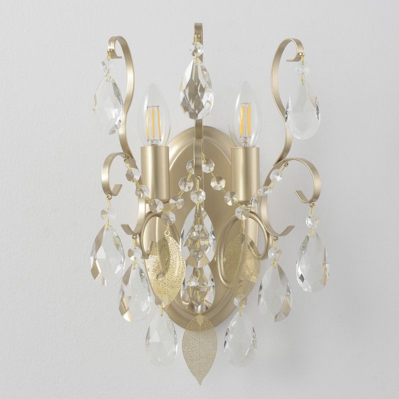 Бра Crystal Lux ESMIRALDA AP2 GOLD