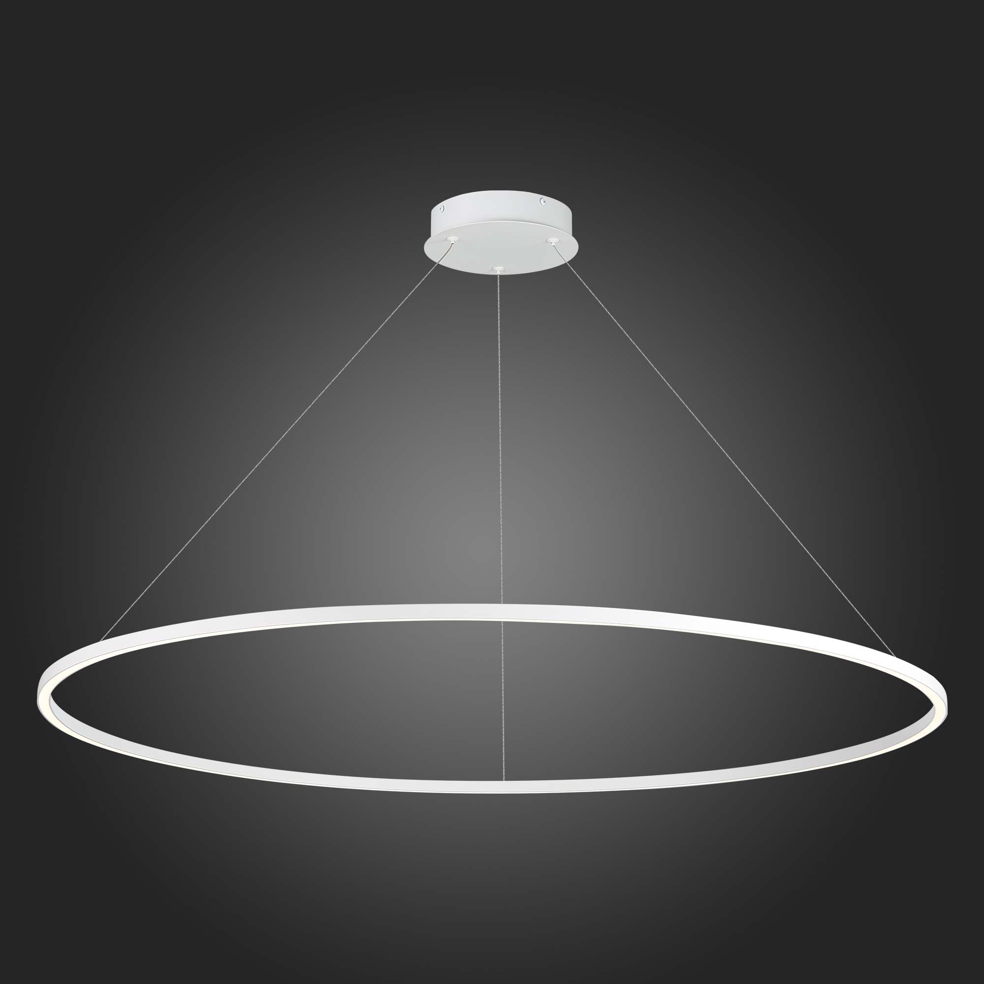 ST605.503.57 Cветильник подвесной SMART ST-Luce Белый/Белый LED 1*57W 2800-6500K AURA