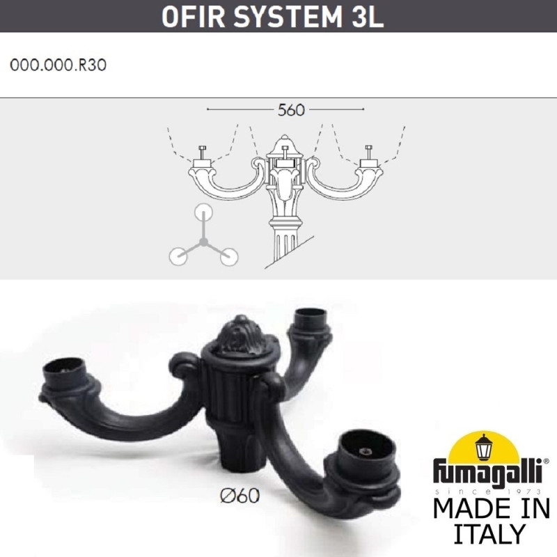 Садово-парковый светильник Fumagalli G30.157.R30.AYF1R