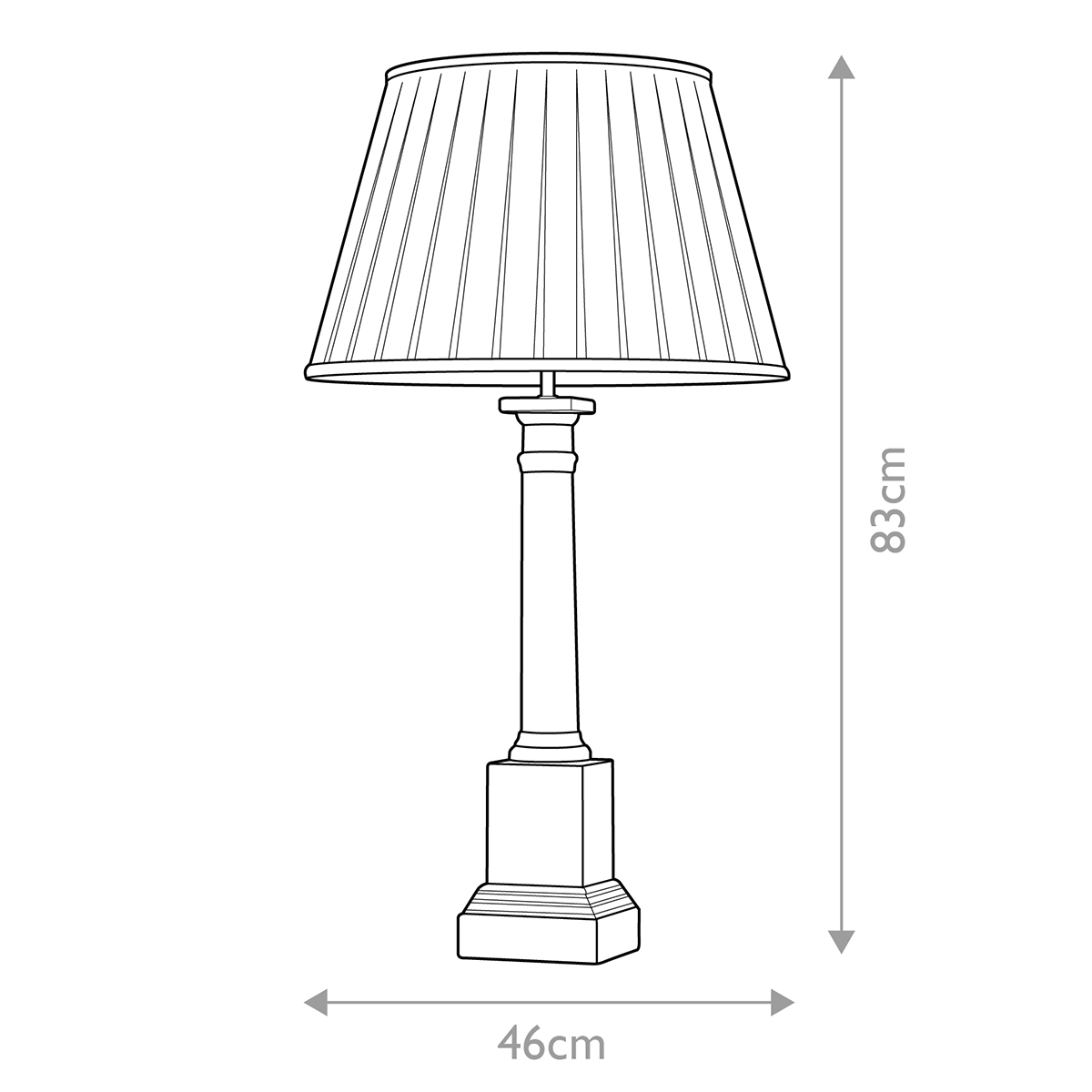 Настольная лампа Elstead Lighting , Арт. DL-LOUVIERS-TL