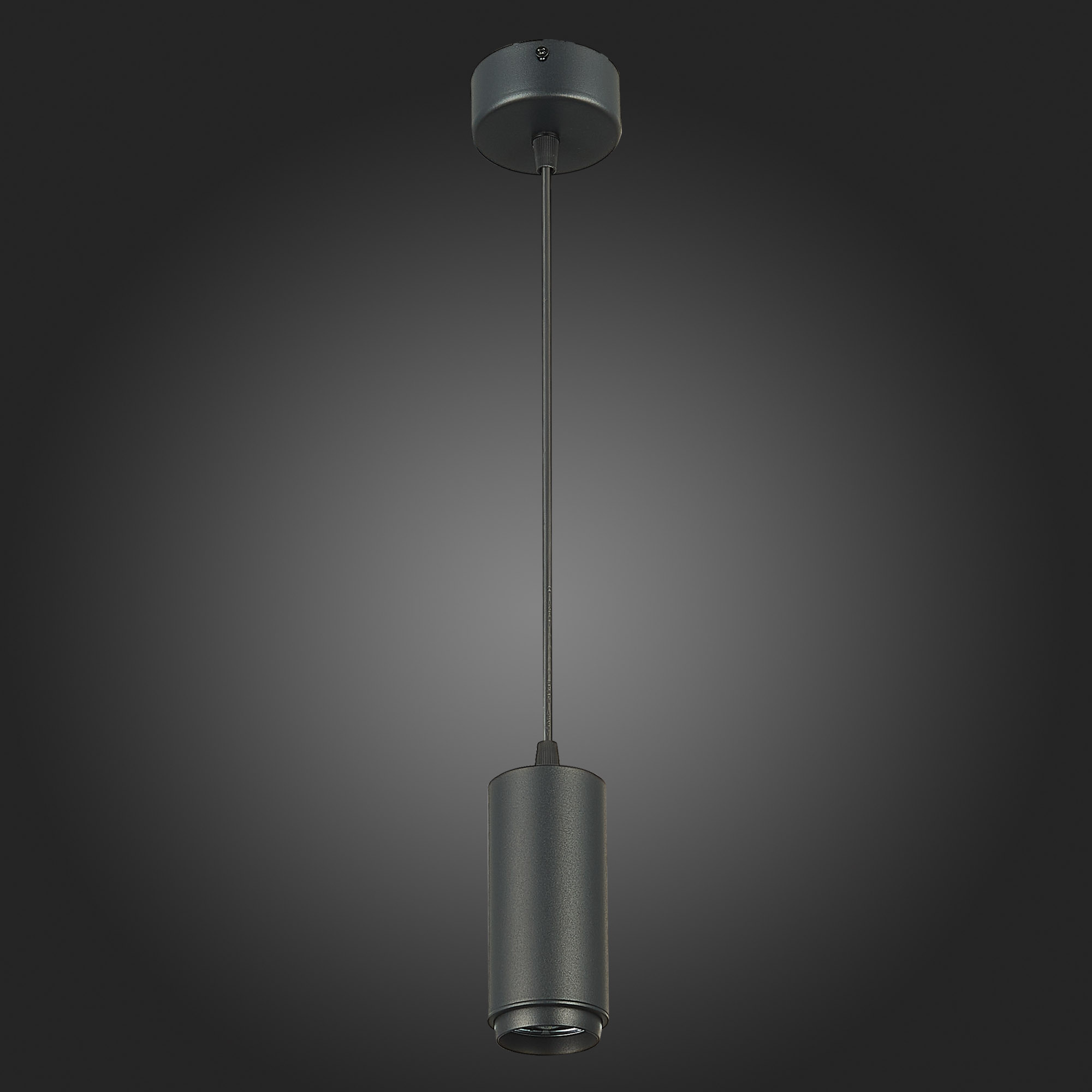 ST600.433.10 Светильник подвесной Zoom Черный LED 1*10W 3000K 1 000Lm Ra>80 15-60° IP20 D59xH130 170 Подвесные светильники