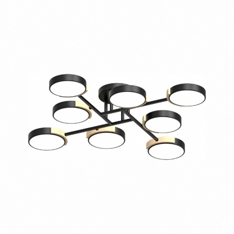 Накладная люстра LED4U L3212-840 BK