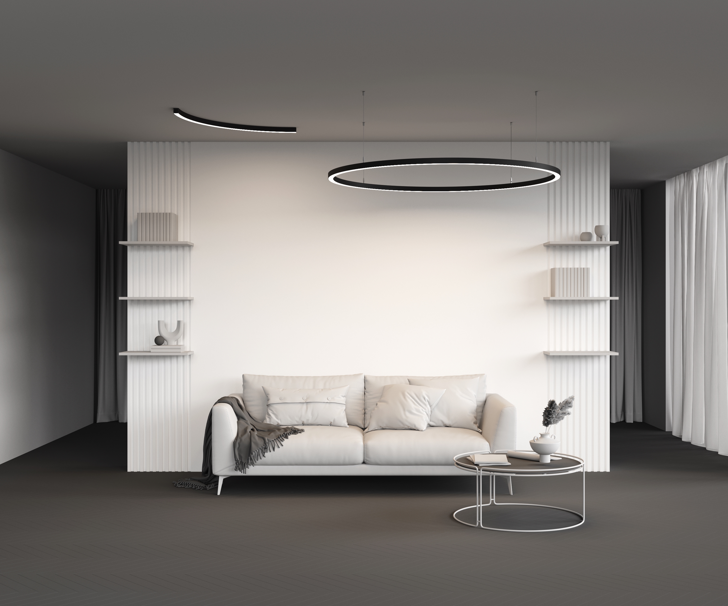Профиль Led Strip ALM-3535R-B-D-90°-1.5M