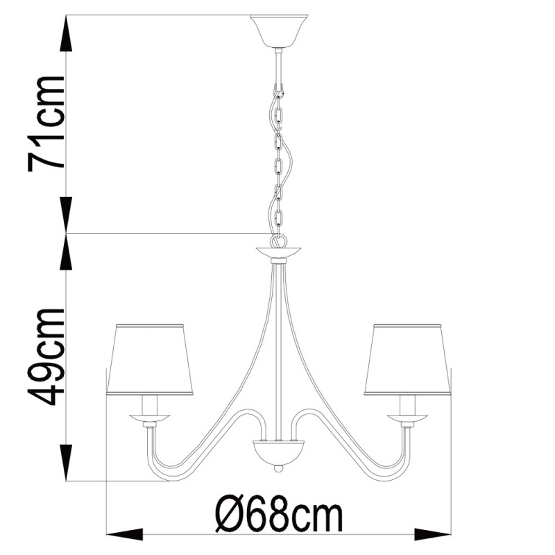 Подвесная люстра ARTE Lamp A1150LM-5CC