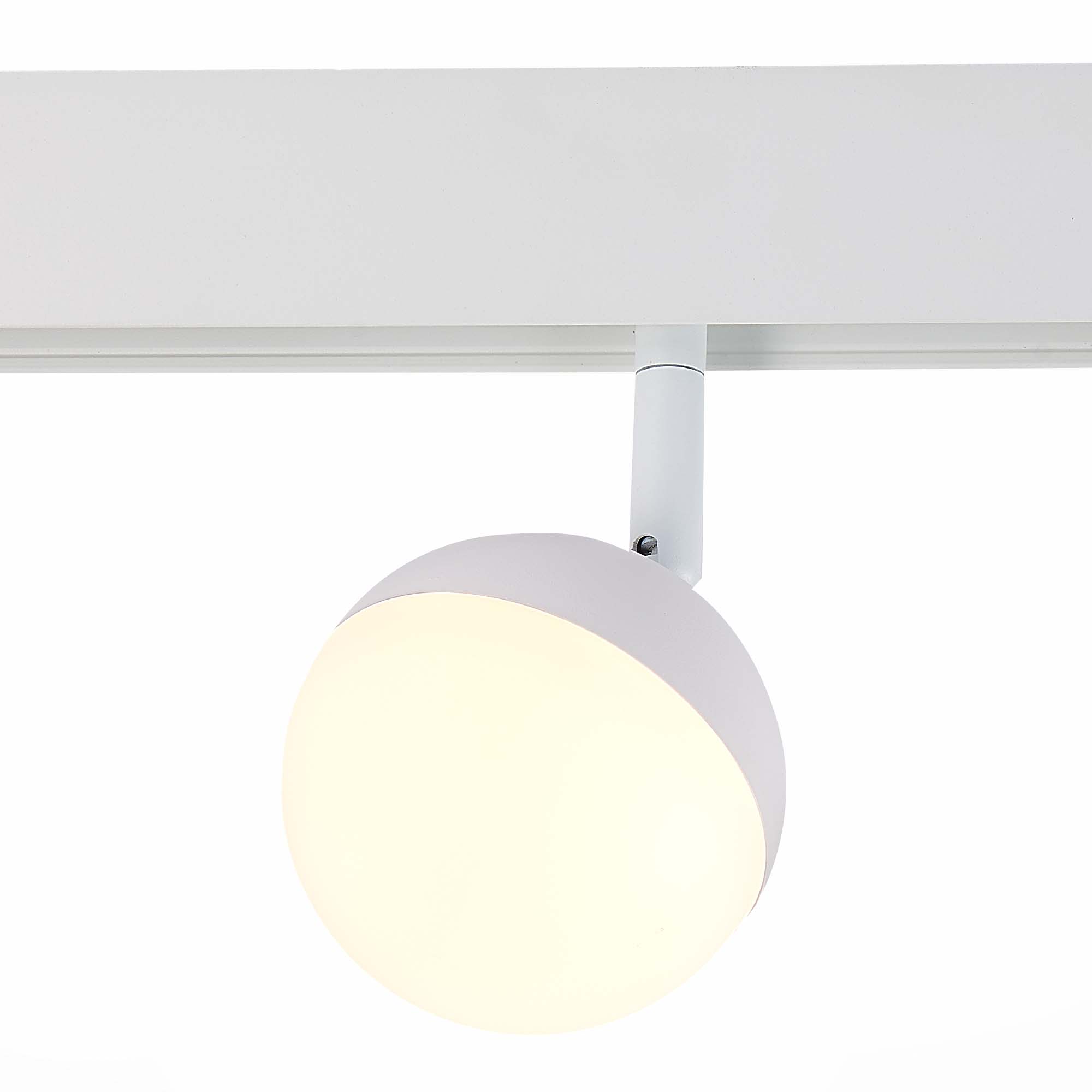ST358.536.07 Магнитный трековый светильник Белый LED 1*7W 3000K 520Lm Ra>80 120° IP20 L120xW90xH192 SKYLINE 48