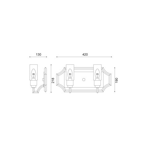 Бра Vele Luce VL4214W02