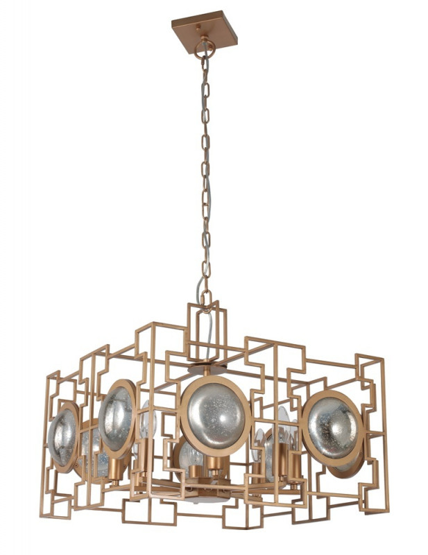 Подвесная люстра Crystal Lux CUENTO SP8 GOLD