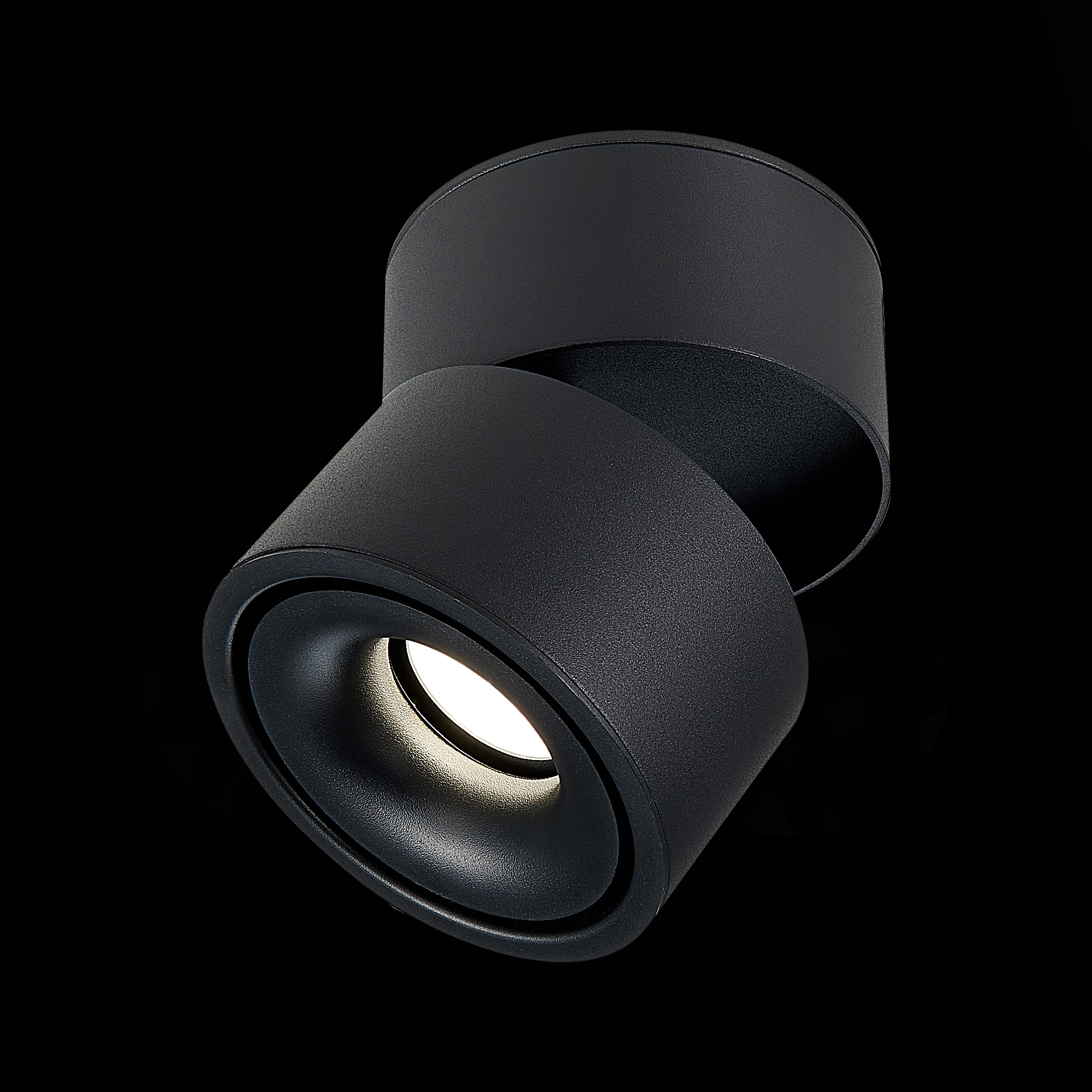 ST652.432.12 Светильник потолочный Черный LED 1*12W 3000K 1 000Lm Ra>90 36° IP20 D100xH105 170-240VV Накладные светильники