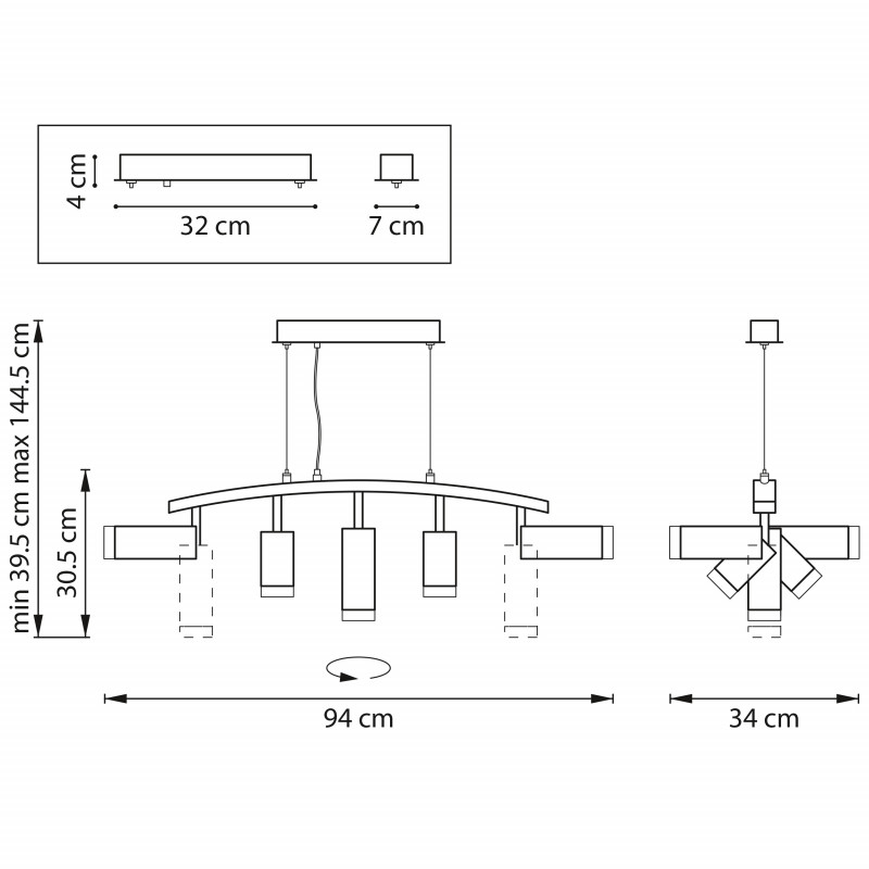 Подвесная люстра Lightstar LR7353628630