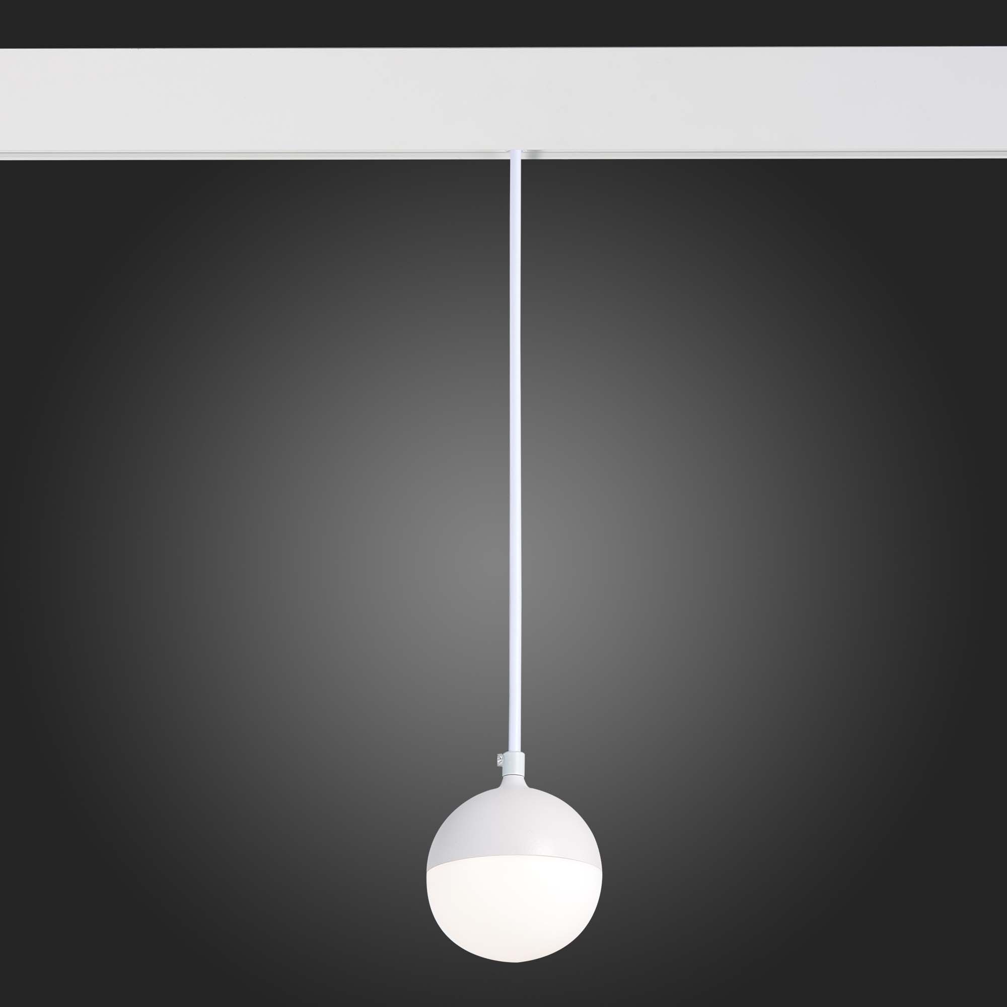ST358.543.07 Магнитный трековый светильник подвесной Белый LED 1*7W 4000K 520Lm Ra>80 120° IP20 D90x SKYLINE 48