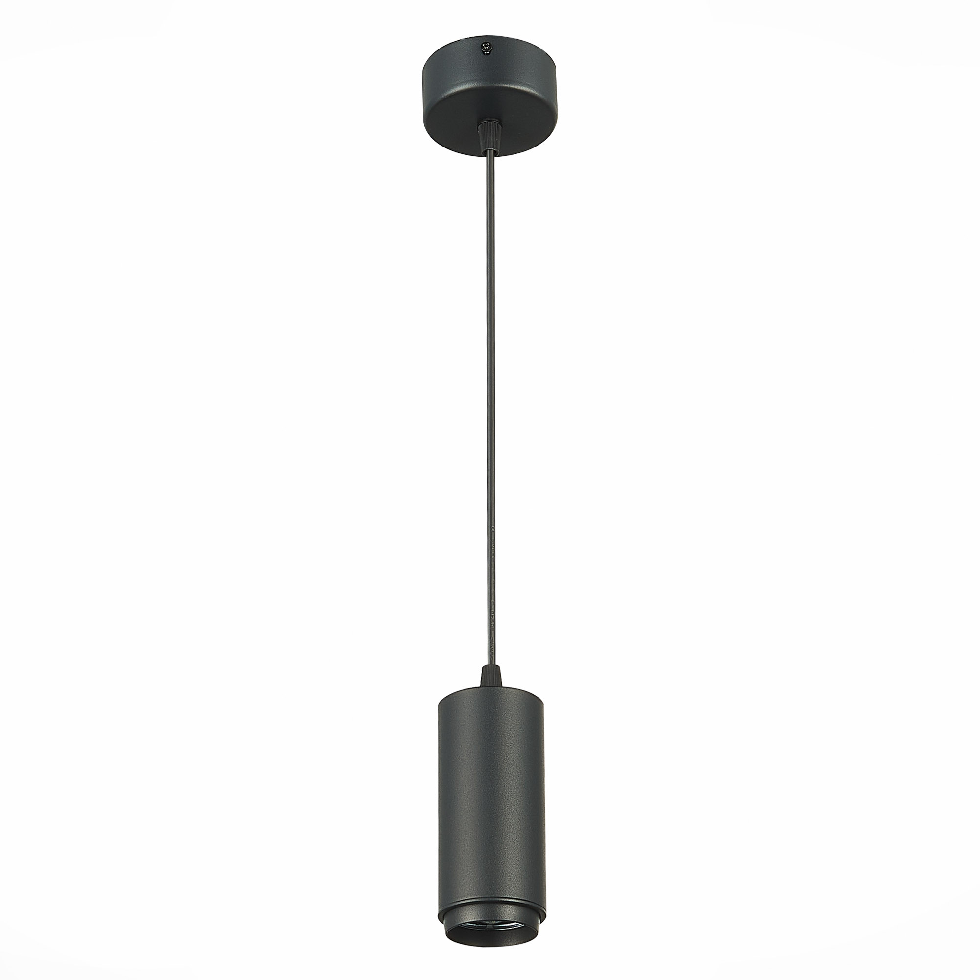 ST600.443.10 Светильник подвесной Zoom Черный LED 1*10W 4000K 1 000Lm Ra>80 15-60° IP20 D59xH130 170 Подвесные светильники