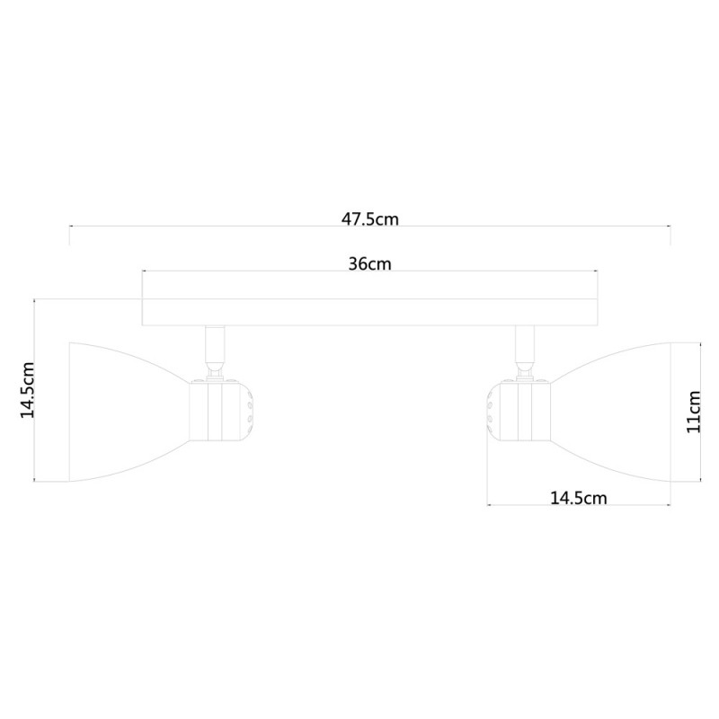 Спот ARTE Lamp A5049AP-2GY