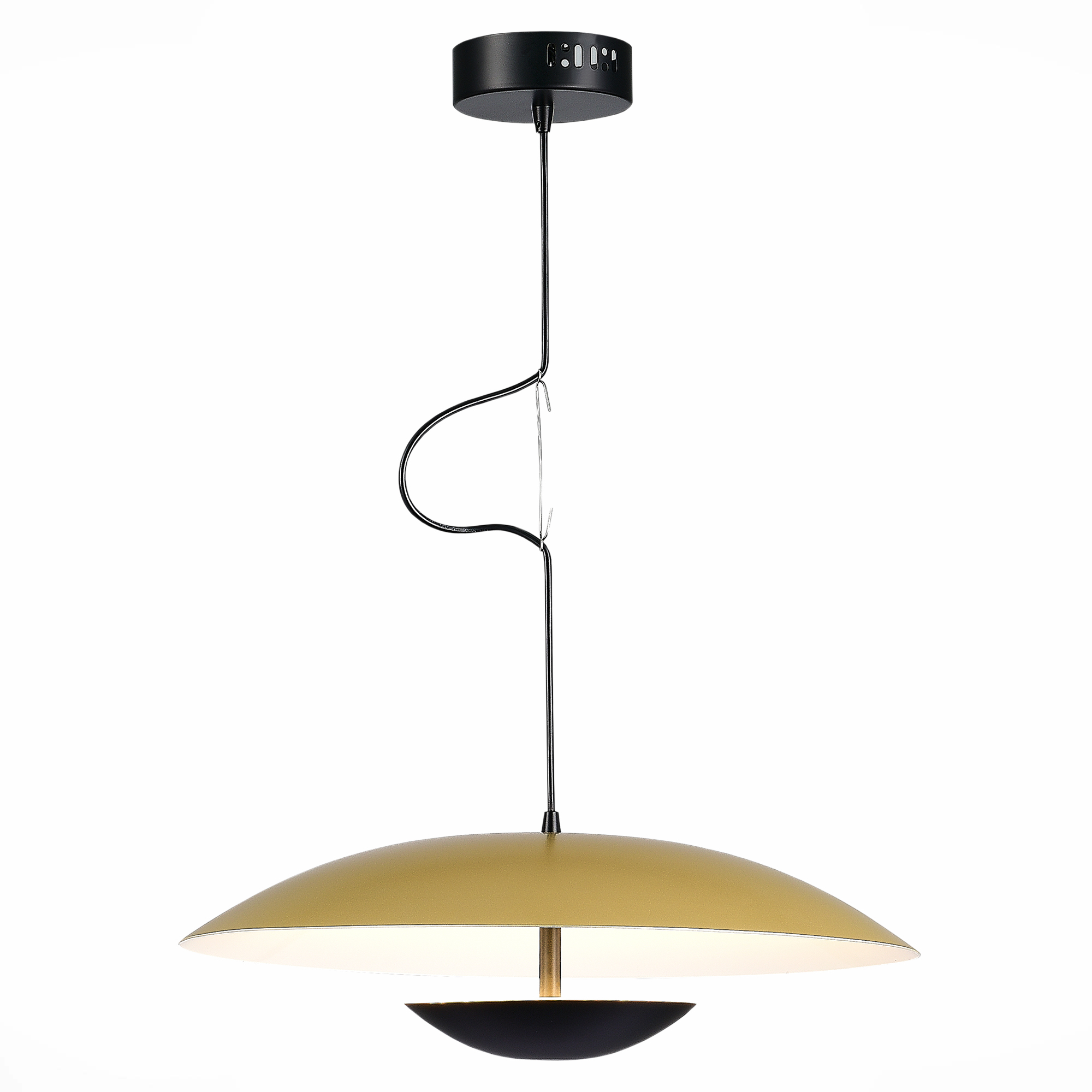 Уценка SL6502.203.01 Светильник подвесной ST-Luce Золотистый,Черный/Золотистый LED 1*35W 3000K ARMONICO