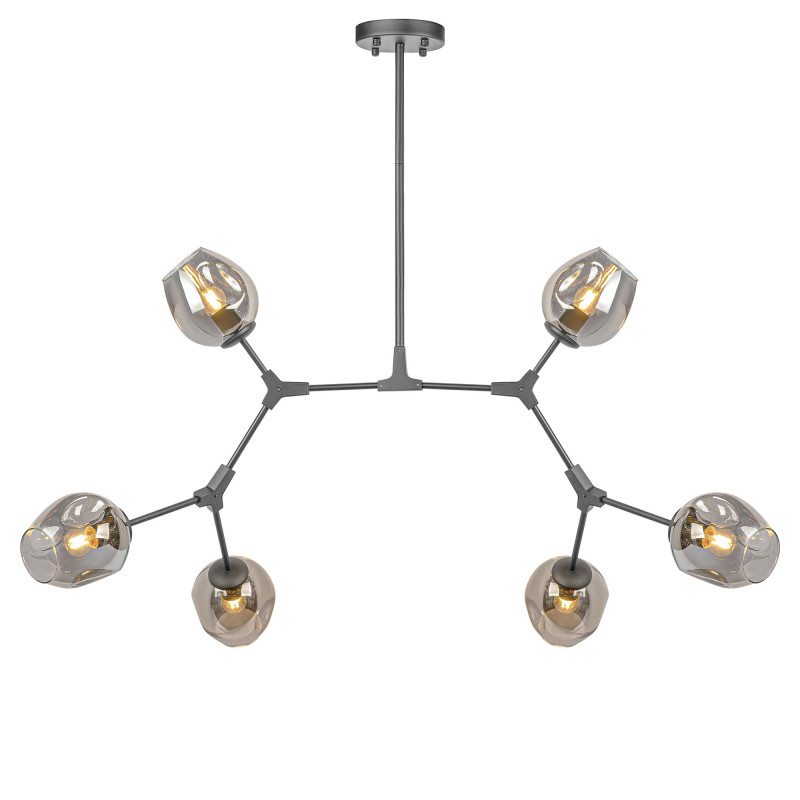 Люстра на штанге AM Group LOFT-6 BK