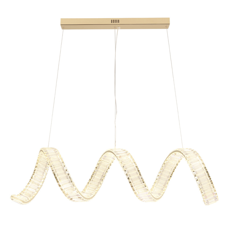 Подвесная люстра Crystal Lux MUSIKA SP100W LED L1200 GOLD