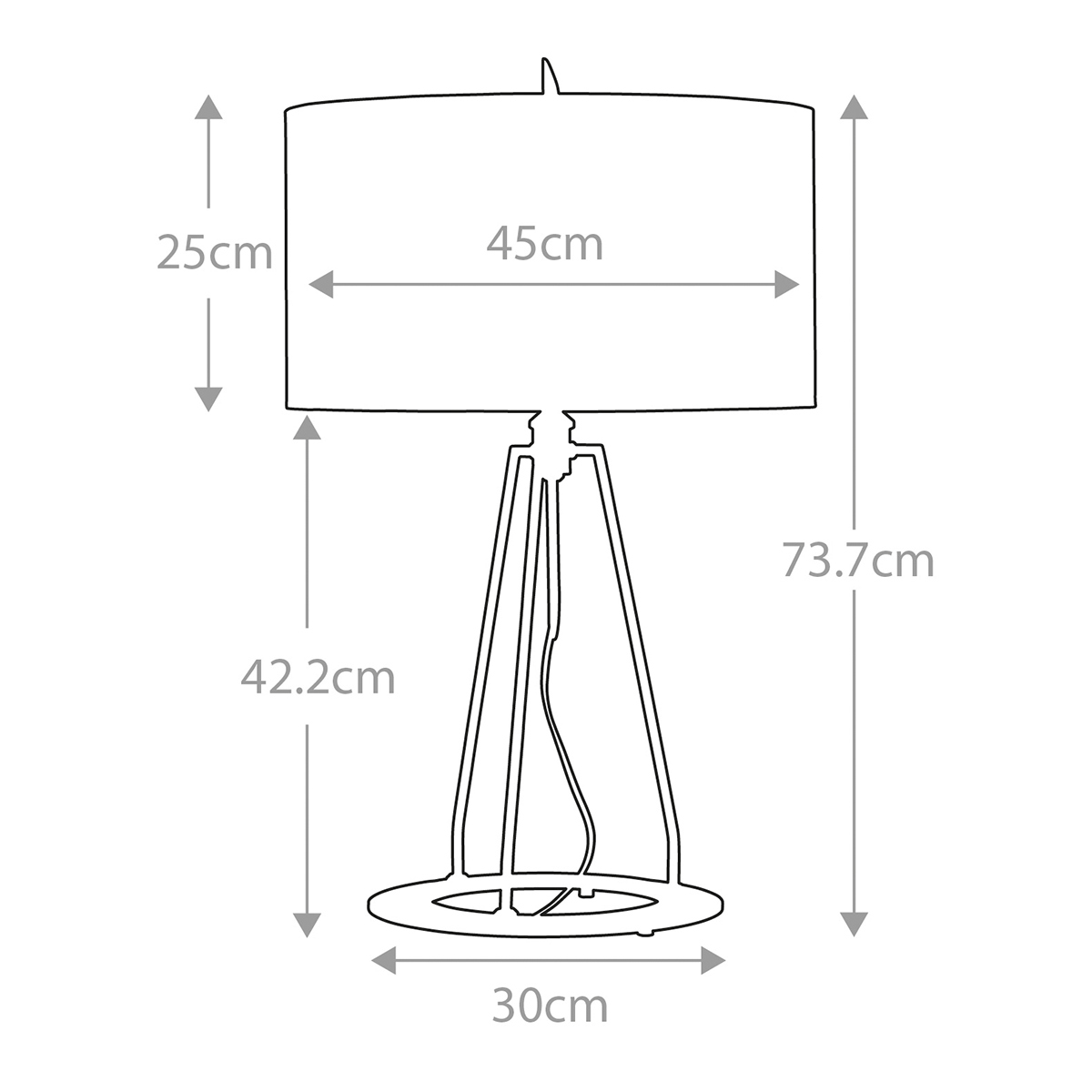Настольная лампа Elstead Lighting, Арт. FERRARA-TL-GPG