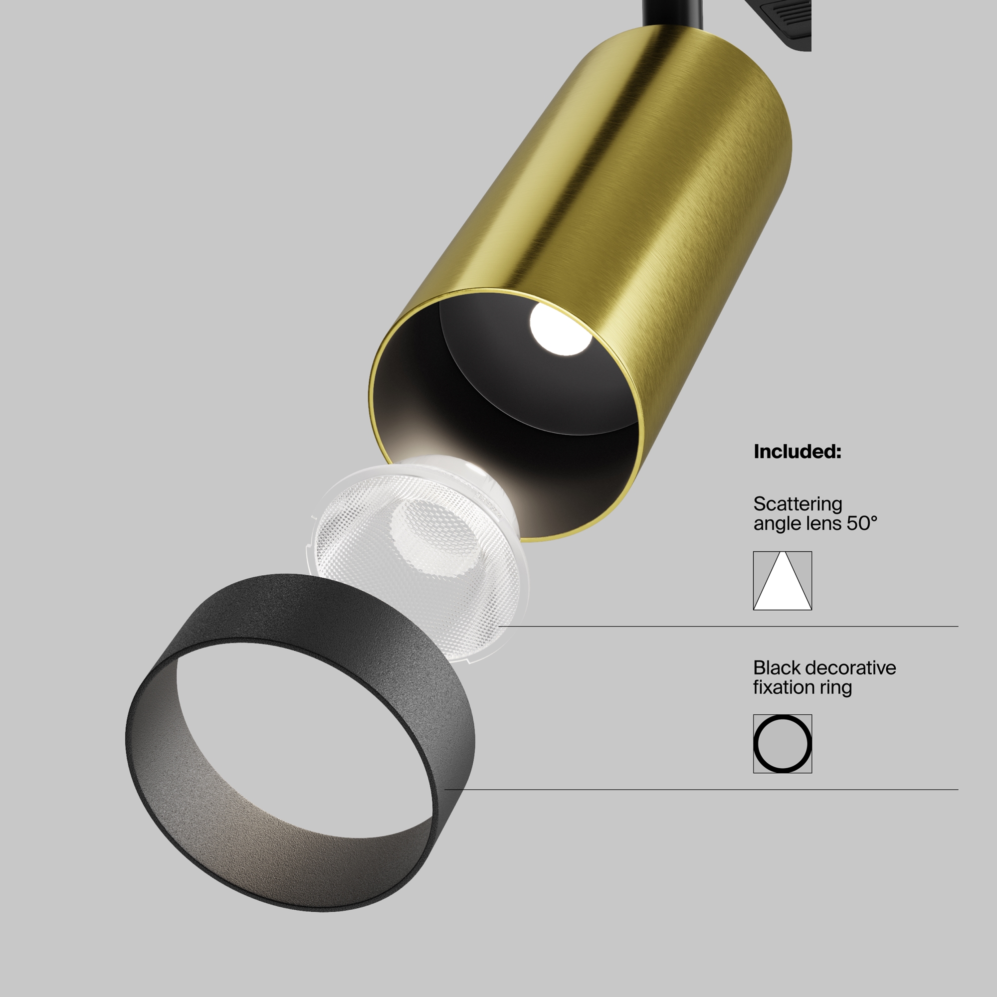 Потолочный светильник Technical C055CL-L12W4K-W-BS