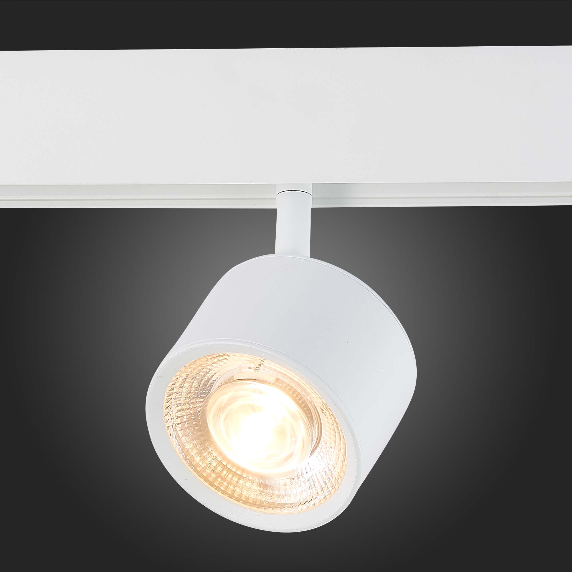 ST353.536.06 Магнитный трековый светильник белый LED 1*6W 3000K 560Lm Ra>80 36° IP20 L120xW81xH138 4 SKYLINE 48