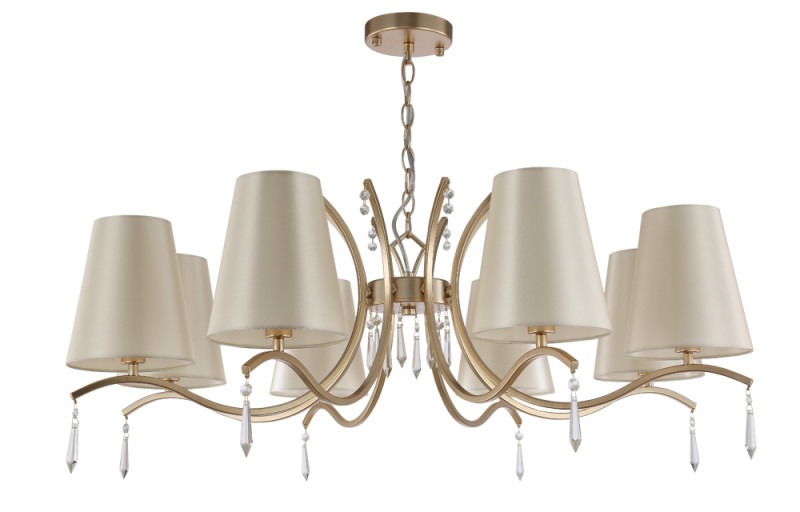 Подвесная люстра Crystal Lux RENATA SP8 GOLD