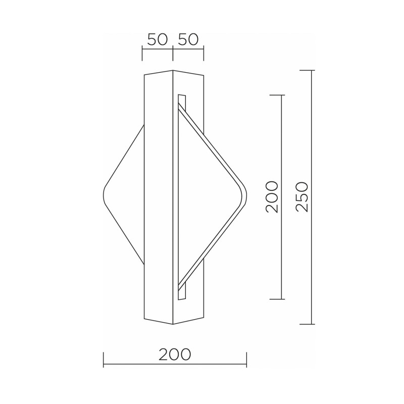 Бра LED4U L7367-2 BS