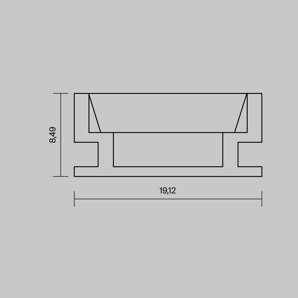 Профиль Led Strip 636007