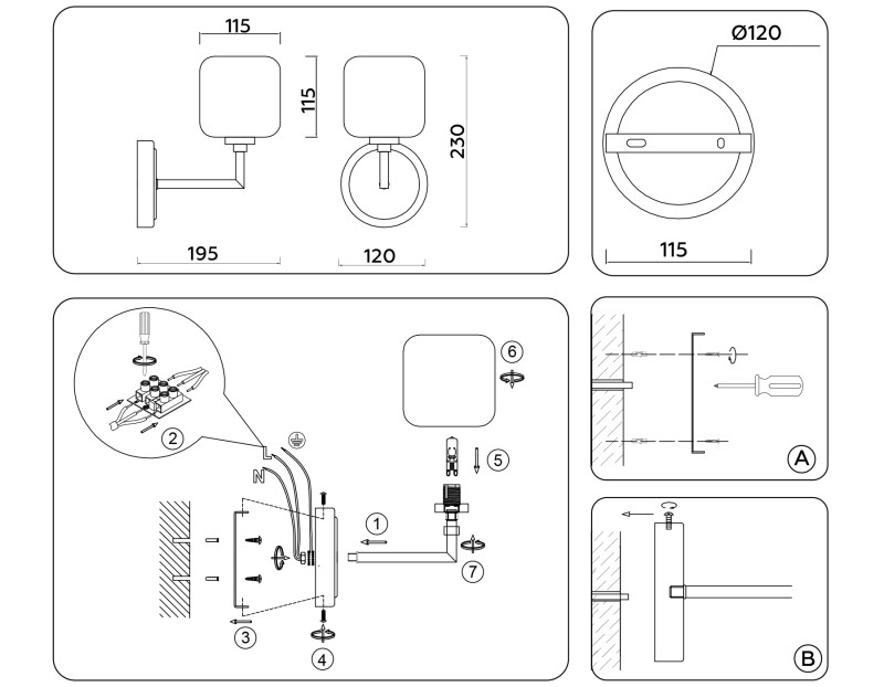 Бра Ambrella Light LH53007