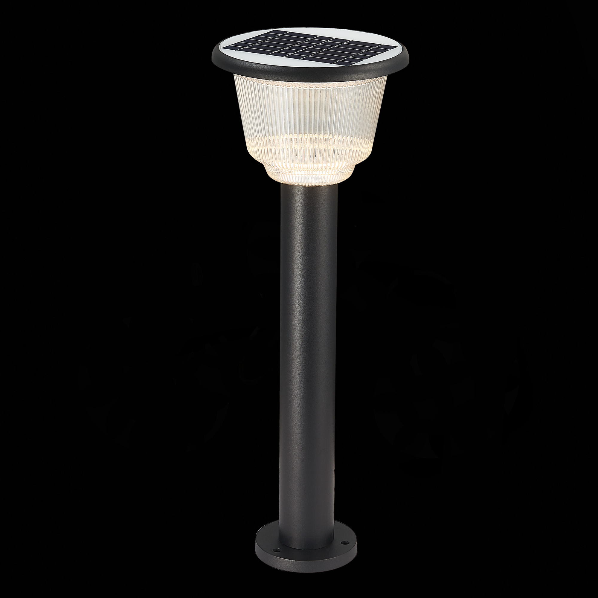 SL9502.405.01 Светильник уличный наземный ST-Luce Черный/Черный, Прозрачный LED 1*2W 3000-6000K SOLARIS