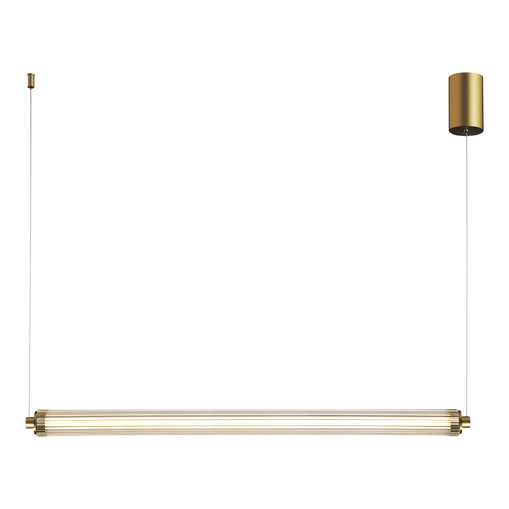 Уценка SL6224.313.01 Светильник подвесной ST-Luce Латунь/Прозрачный LED 1*30W 4000K BAMBOO
