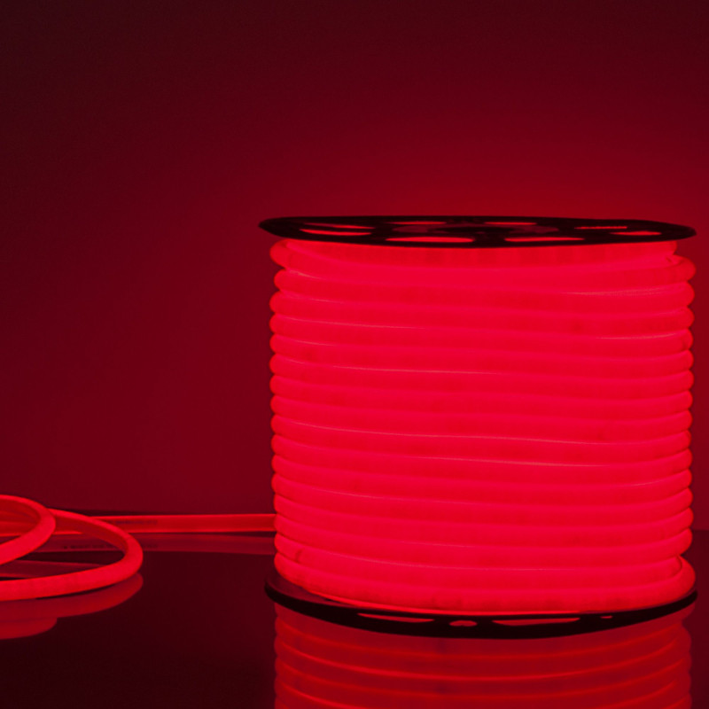 Гибкий неон Elektrostandard Гибкий неон LS003 9.6W 144Led 2835 IP67 16mm красн