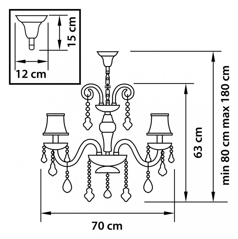 Подвесная люстра Lightstar 715087