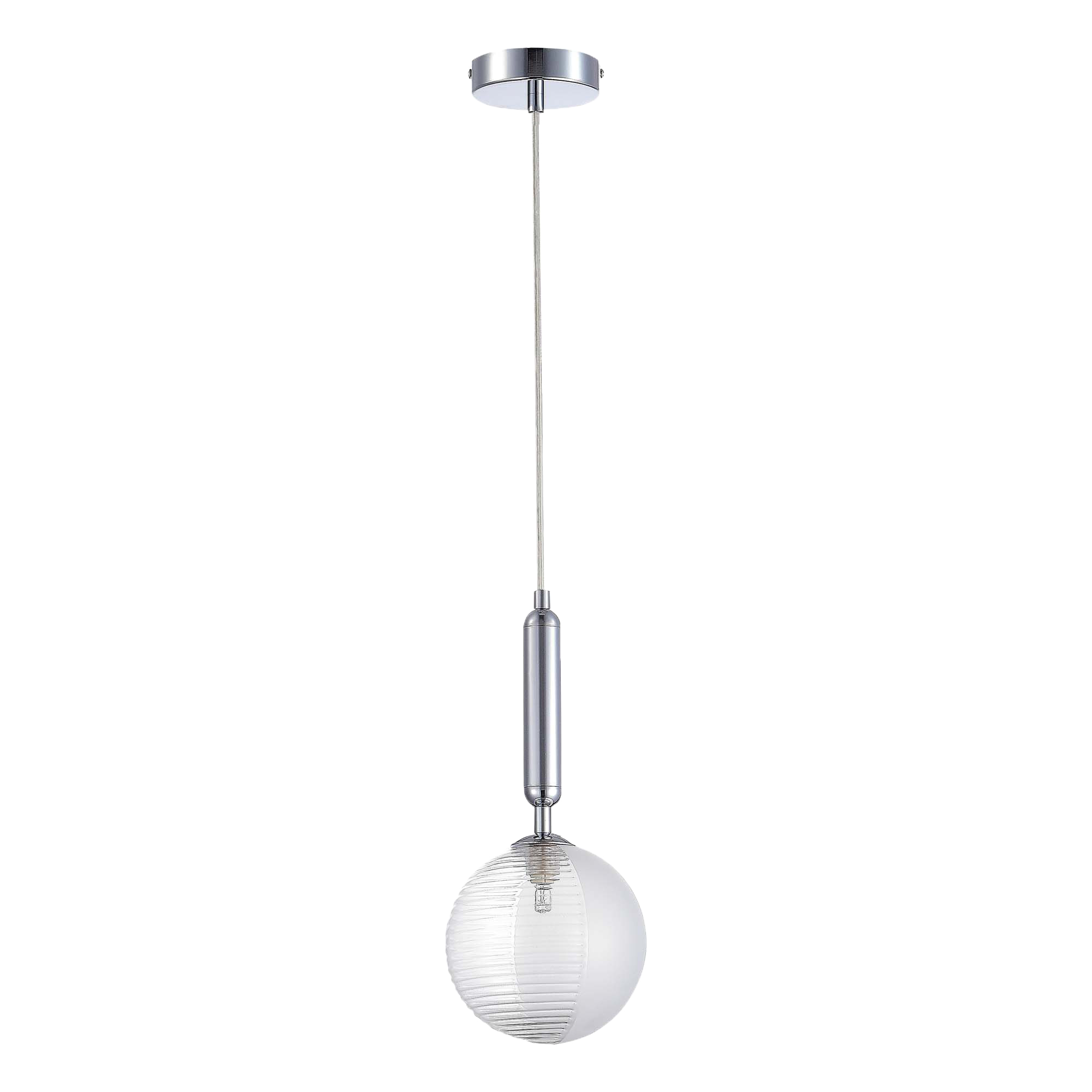 SLE1096-103-01 Подвес Хром/Прозрачный G9 LED 1*5W AVEIRO