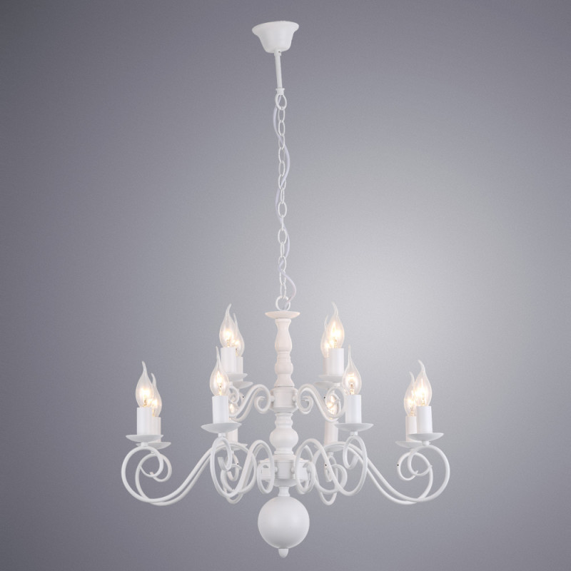Подвесная люстра ARTE Lamp A1129LM-12WH