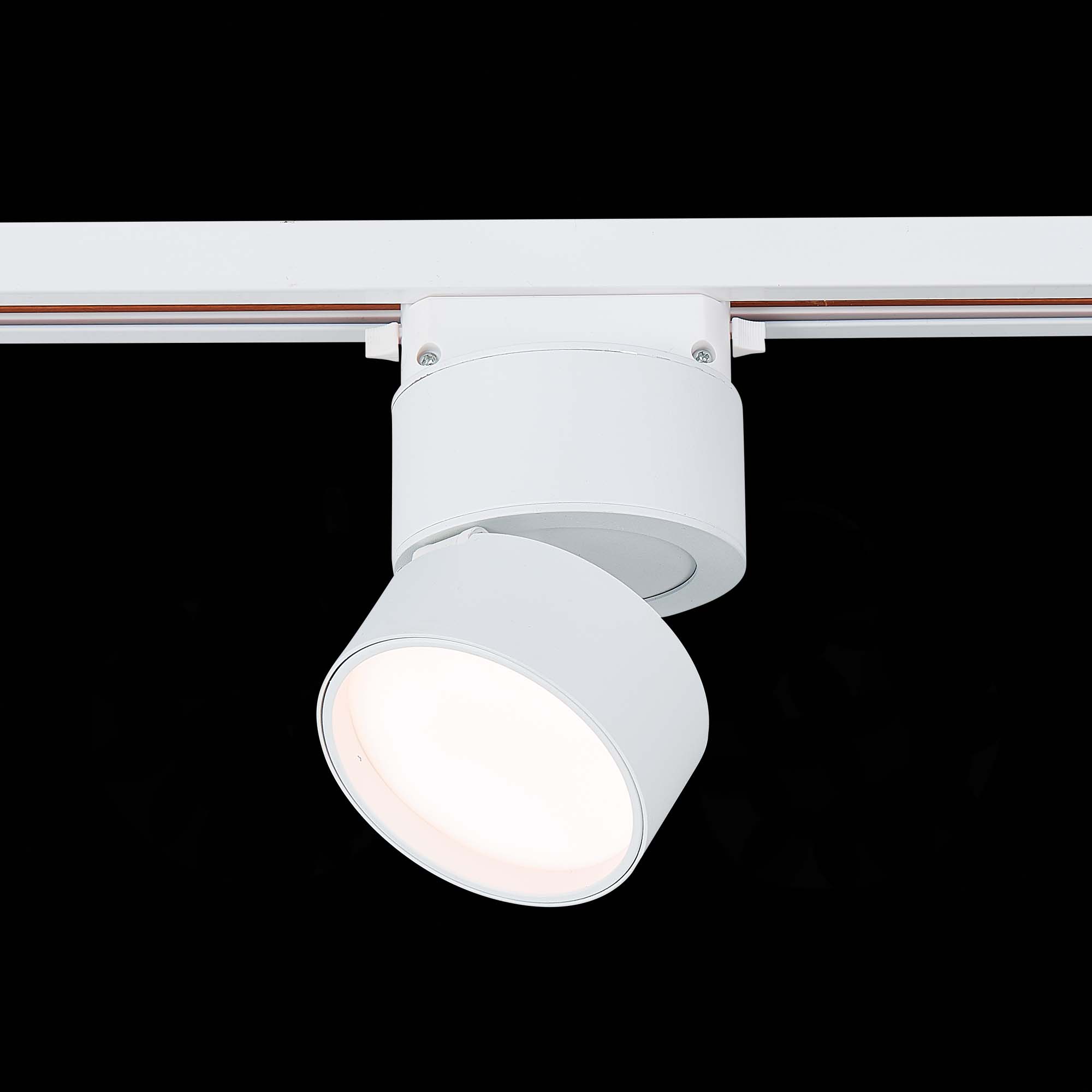 ST651.536.09 Св-к трек. Белый LED 1*9W 3000K 720Lm Ra>90 120° IP20 D85xH122 170-240VV BASE
