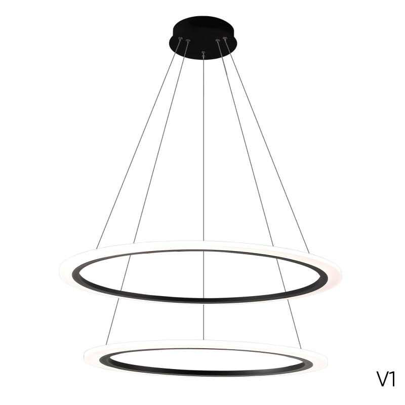Подвесная люстра Crystal Lux MANZANA SP53W LED BLACK