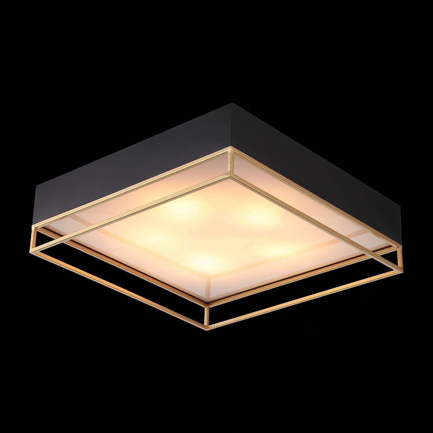 SL1127.422.05 Светильник потолочный ST-Luce Черный, Матовое золото/Белый E27 5*40W CHODO