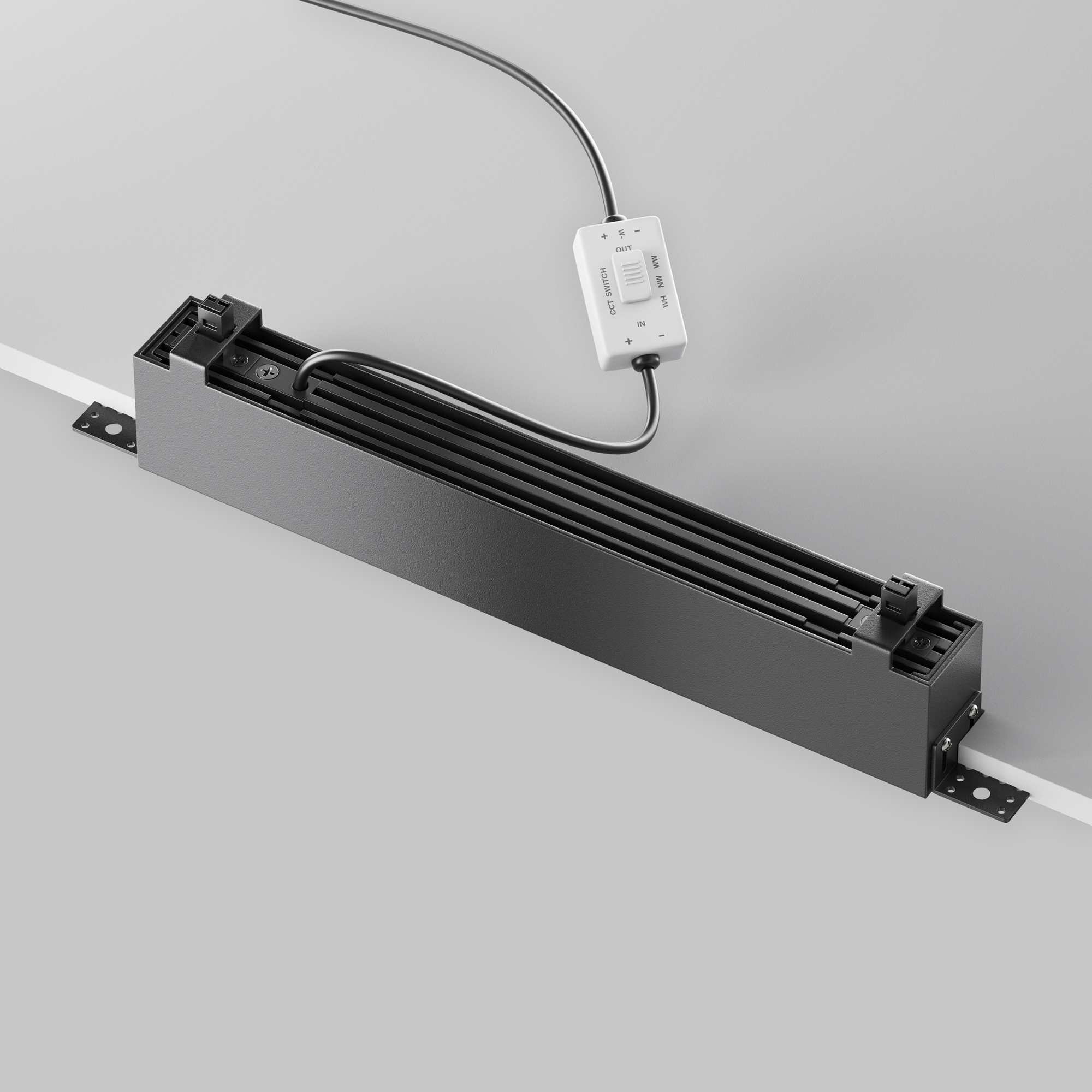 Встраиваемый светильник Technical DL065-20W3-6K-TRS-B