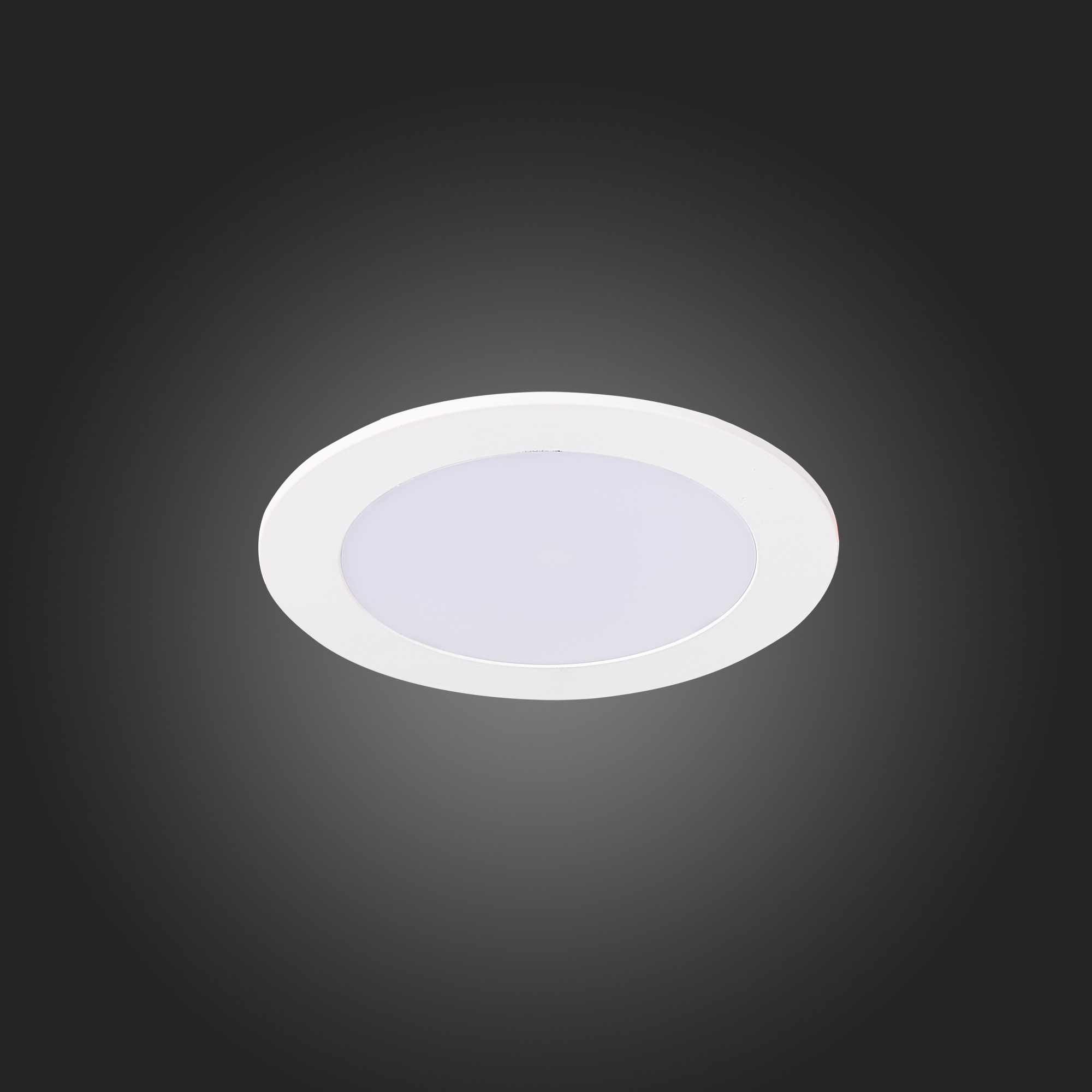 ST209.548.06 Св-к встр. Белый LED 1*6W 4000K 370Lm Ra80 110° IP20 D120xH8 90-265V Встраиваемые светильники